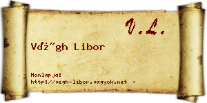 Végh Libor névjegykártya